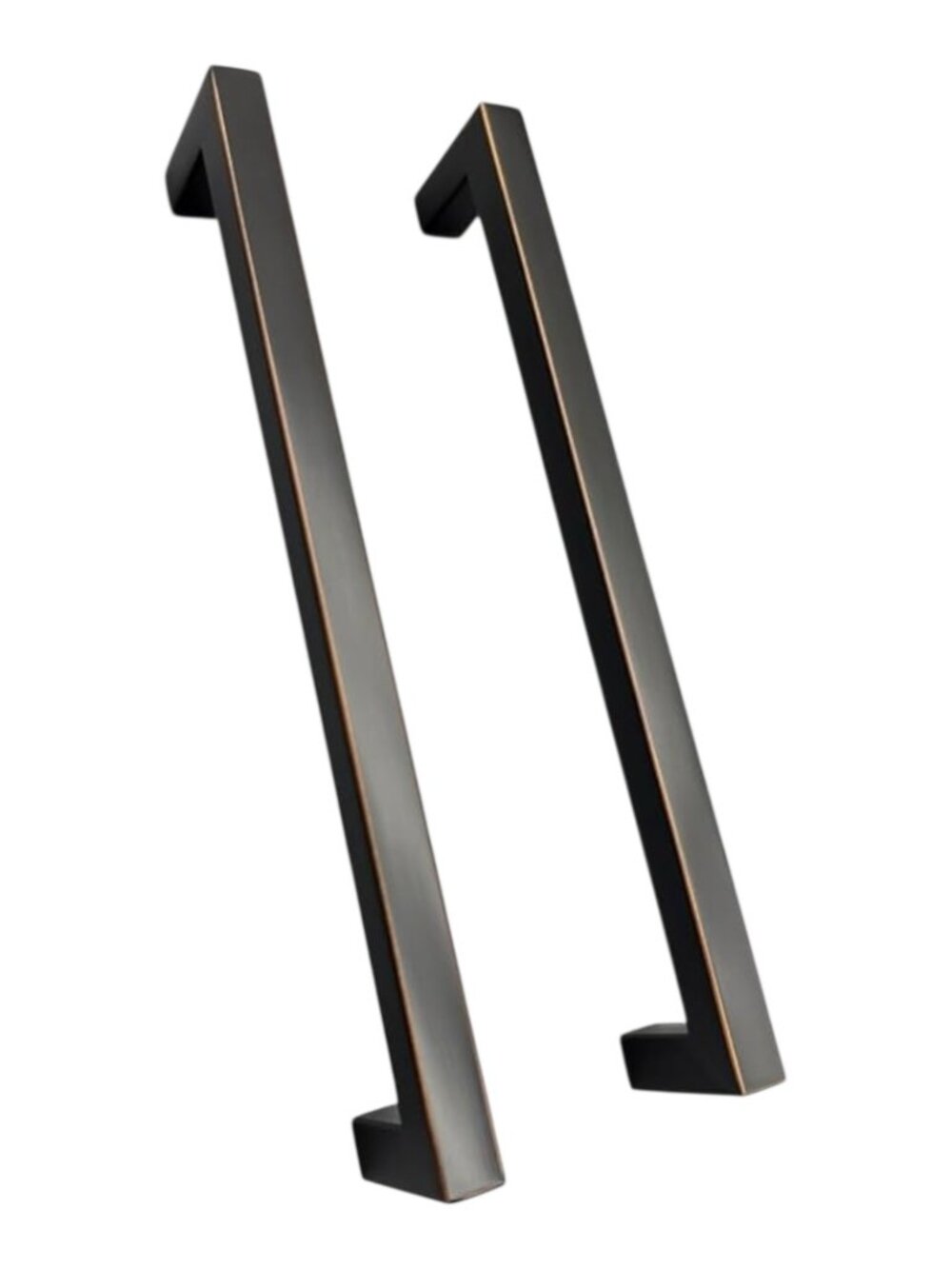 7 Aibeli Oil Rubbed Bronze Square Shaped Cabinet Drawer Handles Pulls 6.3 In New